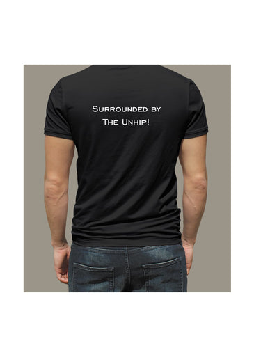 Men's Short Sleeve T-Shirt-Surrounded by the unhip!